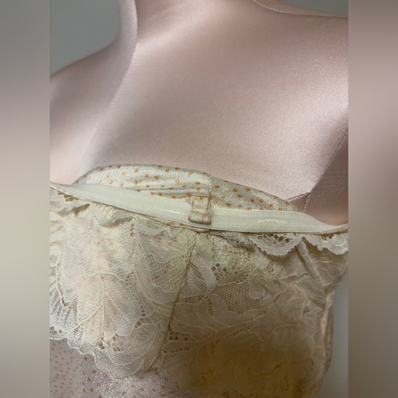 Free People Cream Lace Strapless Bandeau Sleep Set - Picture 9 of 9